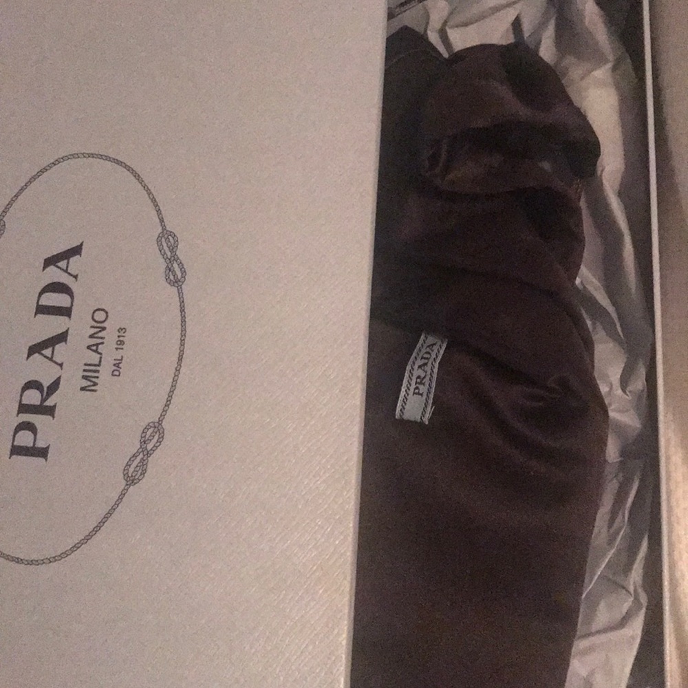 Prada patent nude flats with bow and dust bag - Picture 5 of 8